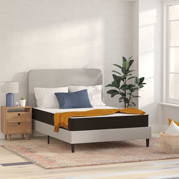 Flash Furniture 8" Hybrid Mattress, Full Mattress in a Box CL-E238-B-F-GG - main